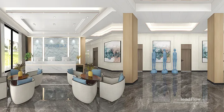 Hangzhou Hotel Wall Panel Design | WPC Interior Panel Premium Interior in Hangzhou, China - photo 5