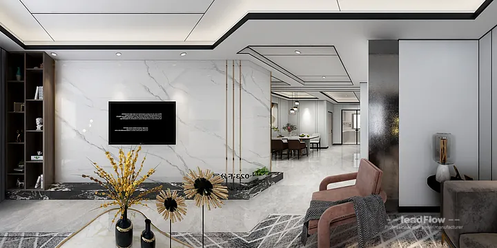 Hangzhou Apartment Wall Panel Design | WPC Cladding Stylish Interior in Hangzhou, China - photo 15