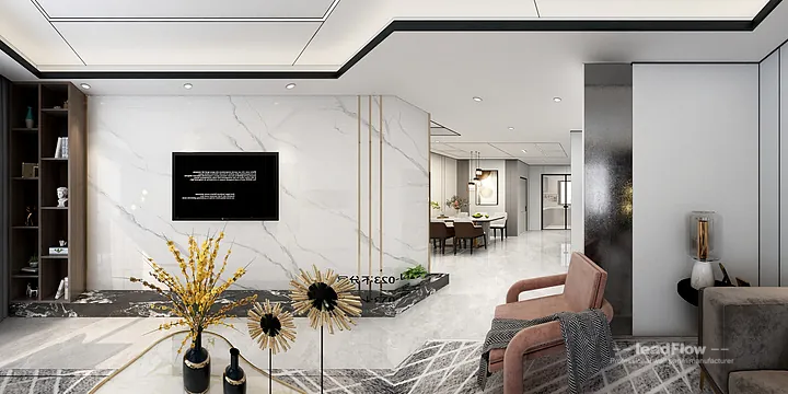 Hangzhou Apartment Wall Panel Design | WPC Cladding Stylish Interior in Hangzhou, China - photo 6