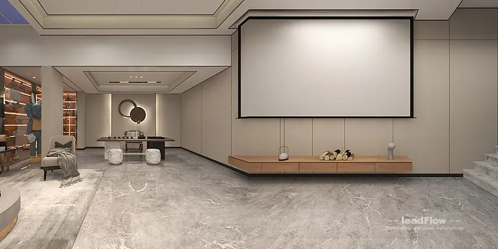 WPC Cladding Installation for Hangzhou Interior Project | Contemporary in Hangzhou, China - photo 7