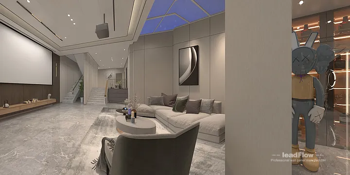 WPC Cladding Installation for Hangzhou Interior Project | Contemporary in Hangzhou, China - photo 8