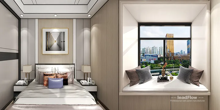 WPC Wall Panel Apartment Design in Hangzhou | Modern Interior in Hangzhou, China - photo 4