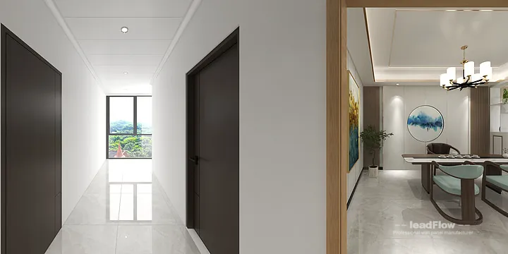 WPC Wall Cladding Design for Hangzhou Apartment &mdash; Living-Dining Room Focus in Hangzhou, China - photo 19