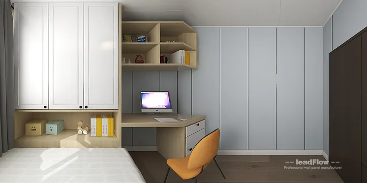 WPC Wall Cladding Design for Hangzhou Apartment &mdash; Living-Dining Room Focus in Hangzhou, China - photo 7