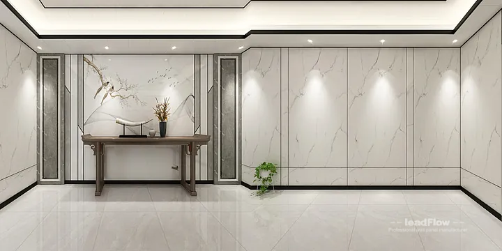 Elegant WPC Interior Panel Project: Hangzhou Apartment Interior in Hangzhou, China - photo 6