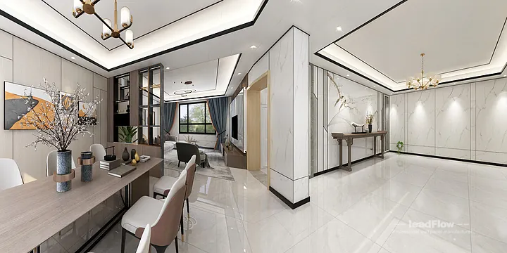 Elegant WPC Interior Panel Project: Hangzhou Apartment Interior in Hangzhou, China - photo 8