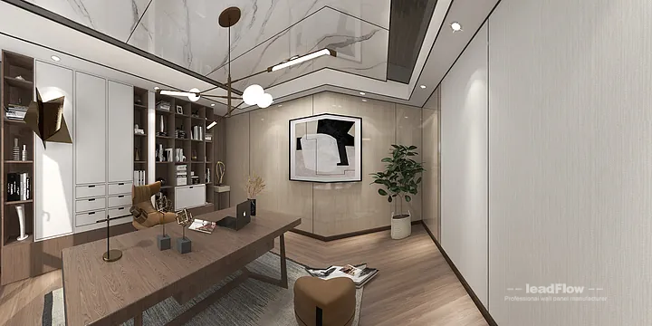Hangzhou Villa with WPC Wall Panel &mdash; Study Feature in Hangzhou, China - photo 5