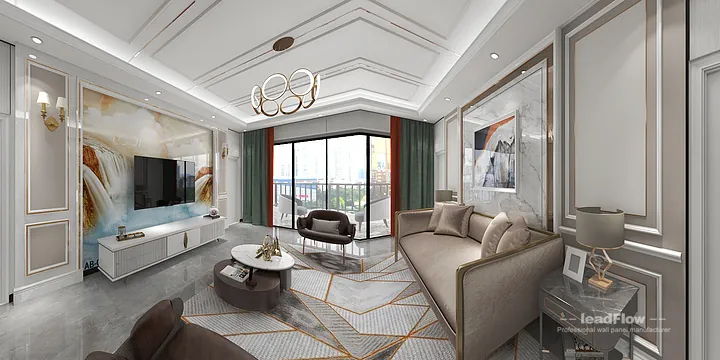Hangzhou Apartment Featuring WPC Interior Panel | Bedroom 2 Walls in Hangzhou, China - photo 12