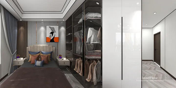 Hangzhou Apartment Featuring WPC Interior Panel | Bedroom 2 Walls in Hangzhou, China - photo 19