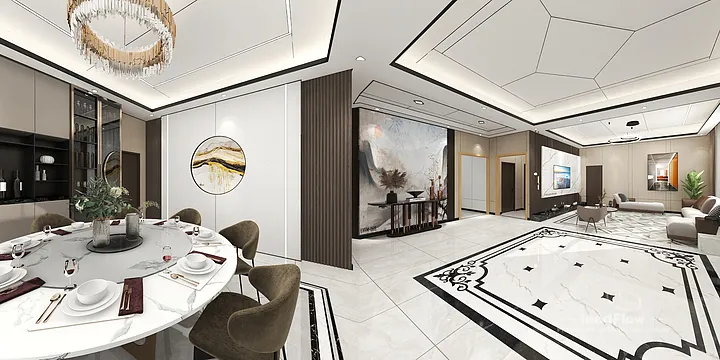 Hangzhou Apartment Featuring WPC Interior Panel | Bedroom 2 Walls in Hangzhou, China - photo 6