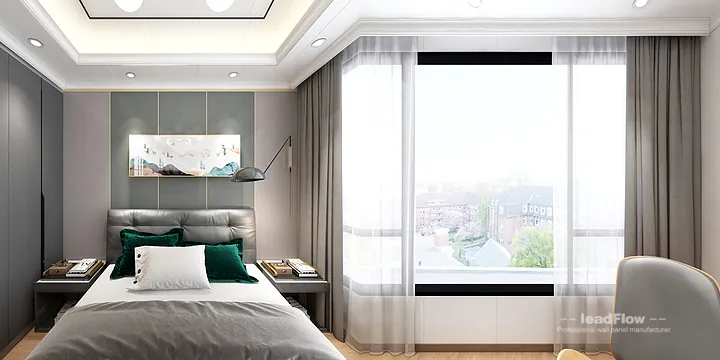 WPC Wall Cladding Project: Hangzhou Apartment with Living-Dining Room in Hangzhou, China - photo 1