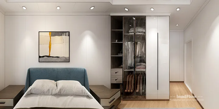WPC Wall Cladding Project: Hangzhou Apartment with Living-Dining Room in Hangzhou, China - photo 11
