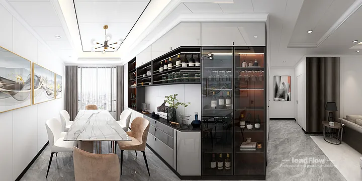 WPC Wall Cladding Project: Hangzhou Apartment with Living-Dining Room in Hangzhou, China - photo 14