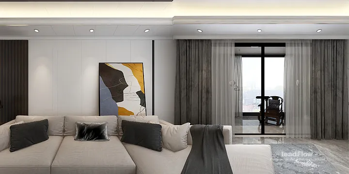 WPC Wall Cladding Project: Hangzhou Apartment with Living-Dining Room in Hangzhou, China - photo 19