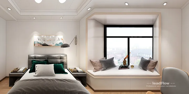 WPC Wall Cladding Project: Hangzhou Apartment with Living-Dining Room in Hangzhou, China - photo 3