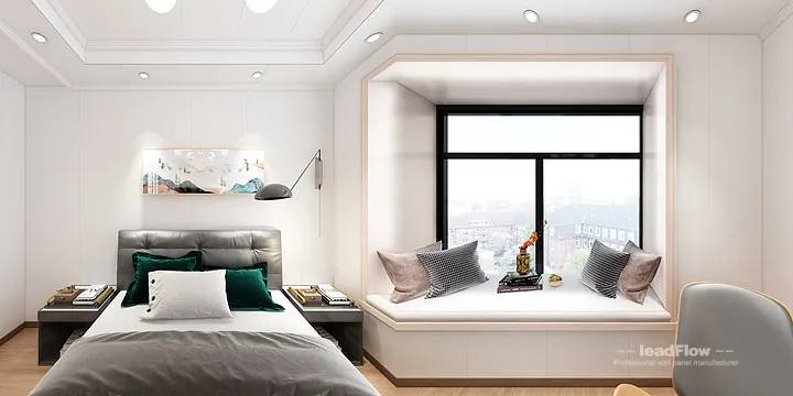 WPC Wall Cladding Project: Hangzhou Apartment with Living-Dining Room in Hangzhou, China - photo 5