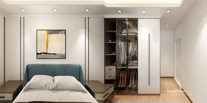 WPC Wall Cladding Project: Hangzhou Apartment with Living-Dining Room in Hangzhou, China - photo 8