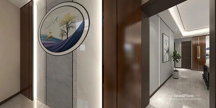 WPC Wall Panel Commercial Space Case Study in Hangzhou | Premium Living Room in Hangzhou, China - photo 11