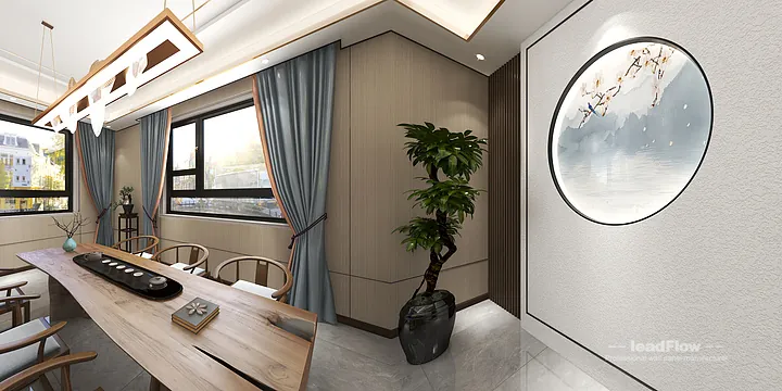 WPC Wall Panel Commercial Space Case Study in Hangzhou | Premium Living Room in Hangzhou, China - photo 12