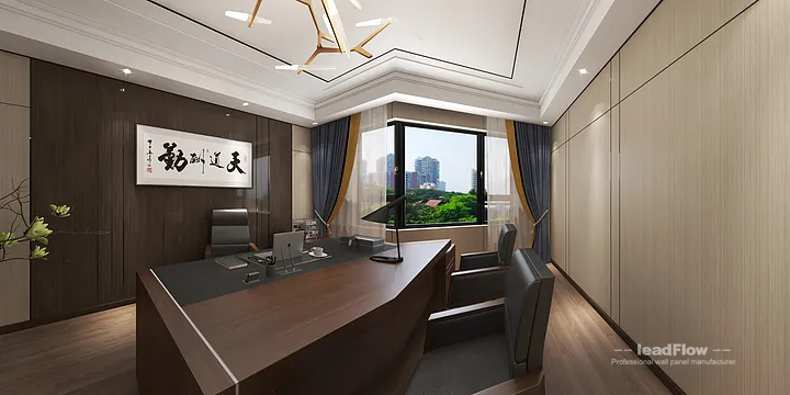 WPC Wall Panel Commercial Space Case Study in Hangzhou | Premium Living Room in Hangzhou, China - photo 3