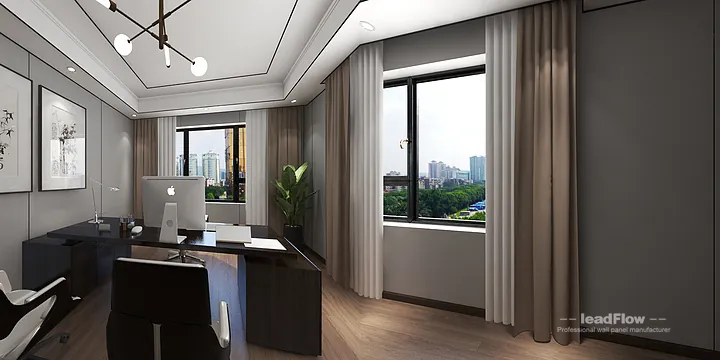WPC Wall Panel Commercial Space Case Study in Hangzhou | Premium Living Room in Hangzhou, China - photo 4