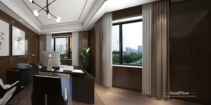 WPC Wall Panel Commercial Space Case Study in Hangzhou | Premium Living Room in Hangzhou, China - photo 5