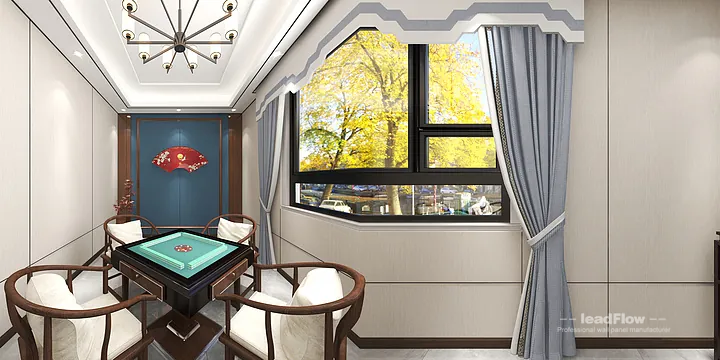 WPC Wall Panel Commercial Space Case Study in Hangzhou | Premium Living Room in Hangzhou, China - photo 9