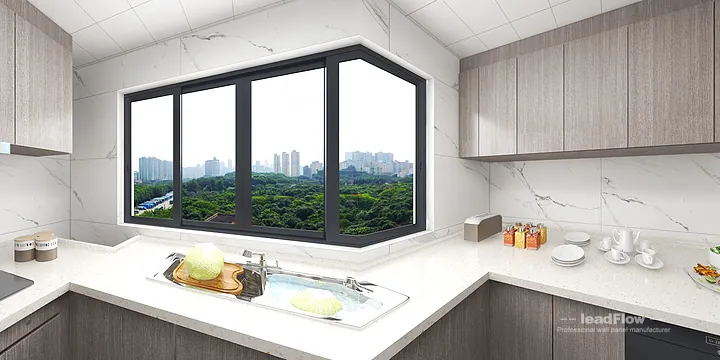 Hangzhou Apartment Wall Panel Design | WPC Interior Panel Stylish Interior in Hangzhou, China - photo 11