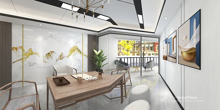 Hangzhou Apartment Wall Panel Design | WPC Interior Panel Stylish Interior in Hangzhou, China - photo 22