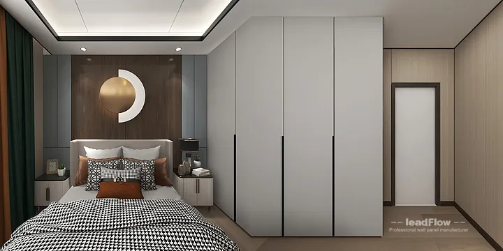 Hangzhou Apartment Wall Panel Design | WPC Interior Panel Stylish Interior in Hangzhou, China - photo 3