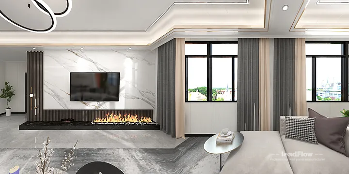 Hangzhou Apartment Makeover with WPC Wall Panel | Modern Wood Grain in Hangzhou, China - photo 6