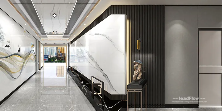 WPC Wall Cladding Installation for Hangzhou Commercial Space | Modern in Hangzhou, China