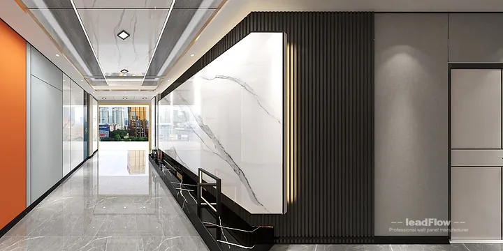 WPC Wall Cladding Installation for Hangzhou Commercial Space | Modern in Hangzhou, China - photo 1