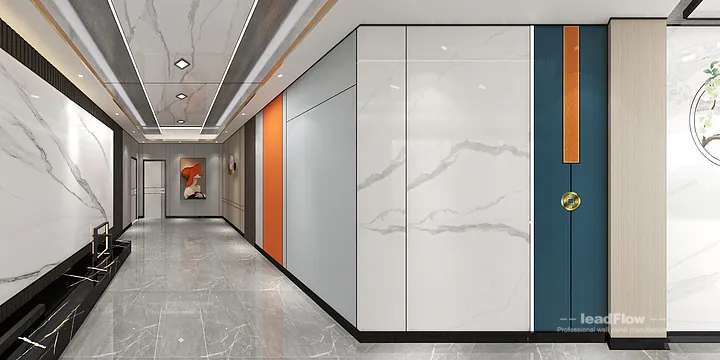 WPC Wall Cladding Installation for Hangzhou Commercial Space | Modern in Hangzhou, China - photo 2