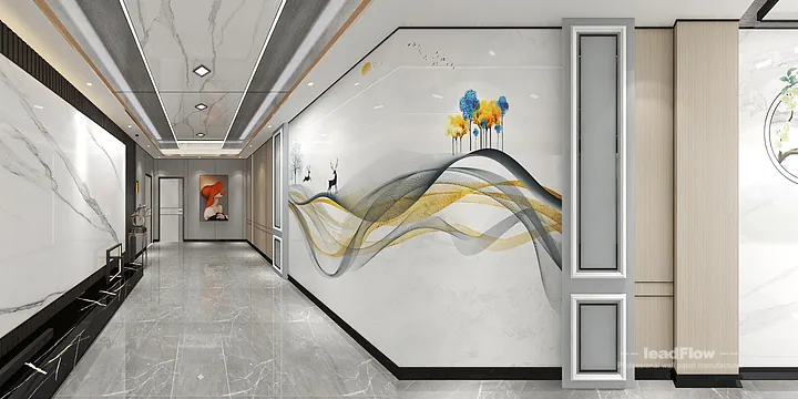 WPC Wall Cladding Installation for Hangzhou Commercial Space | Modern in Hangzhou, China - photo 4