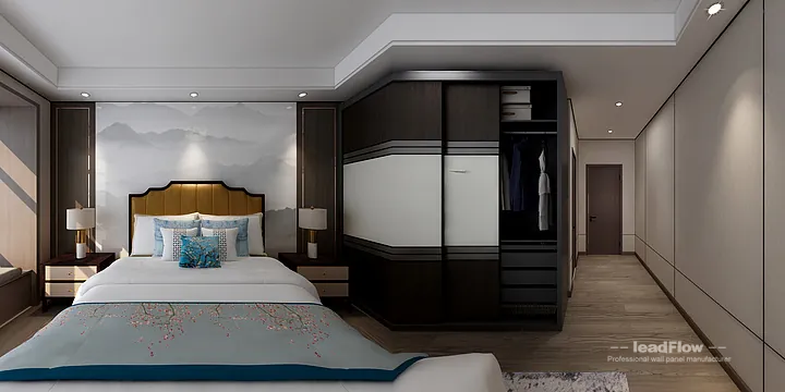 Warm Apartment Interior in Hangzhou using WPC Wall Cladding in Hangzhou, China - photo 1