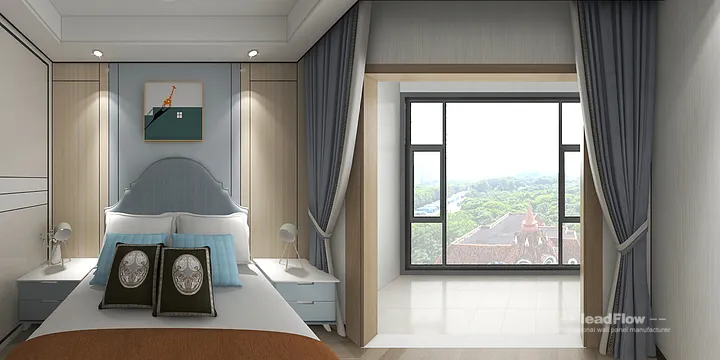 Warm Apartment Interior in Hangzhou using WPC Wall Cladding in Hangzhou, China - photo 3