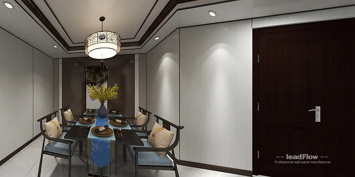 Warm Apartment Interior in Hangzhou using WPC Wall Cladding in Hangzhou, China - photo 4