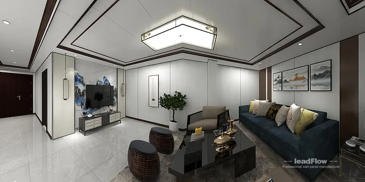 Warm Apartment Interior in Hangzhou using WPC Wall Cladding in Hangzhou, China - photo 5