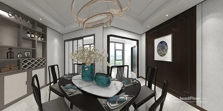Warm Apartment Interior in Hangzhou using WPC Wall Cladding in Hangzhou, China - photo 7