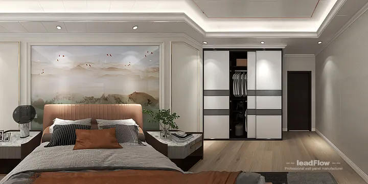 Wang's Hangzhou Apartment with WPC Wall Cladding &mdash; Stylish in Hangzhou, China