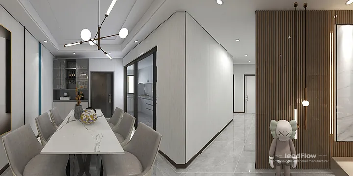 WPC Cladding Design for Hangzhou Apartment &mdash; Secondary Bedroom Focus in Hangzhou, China - photo 2