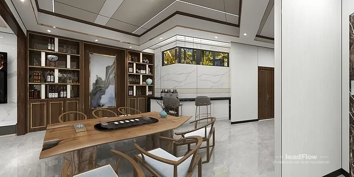 WPC Wall Panel Project: Hangzhou Apartment with Master Bedroom in Hangzhou, China - photo 10