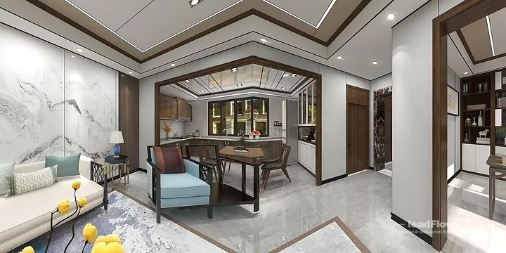 WPC Wall Panel Project: Hangzhou Apartment with Master Bedroom in Hangzhou, China - photo 16