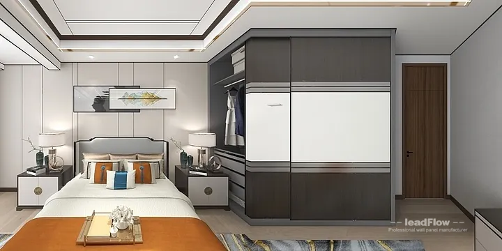 WPC Wall Panel Project: Hangzhou Apartment with Master Bedroom in Hangzhou, China - photo 3