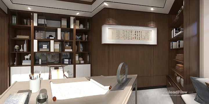 WPC Wall Panel Project: Hangzhou Apartment with Master Bedroom in Hangzhou, China - photo 4