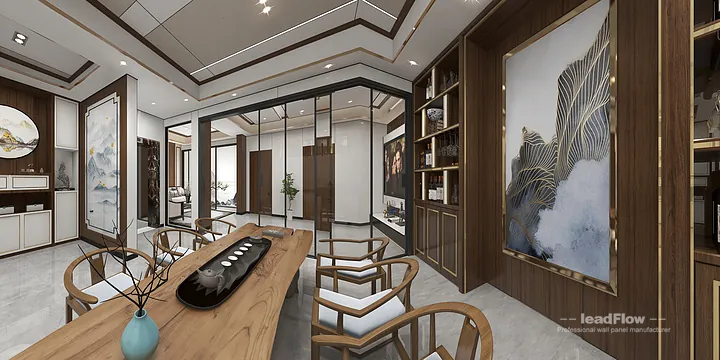 WPC Wall Panel Project: Hangzhou Apartment with Master Bedroom in Hangzhou, China - photo 8