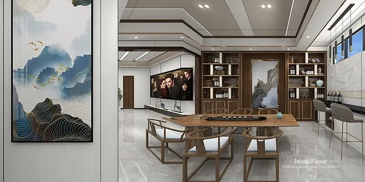 WPC Wall Panel Project: Hangzhou Apartment with Master Bedroom in Hangzhou, China - photo 9