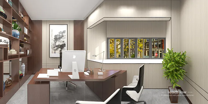 Nanchang Apartment Wall Panel Design | WPC Wall Cladding Warm Interior in Donghu District, Nanchang, China - photo 3