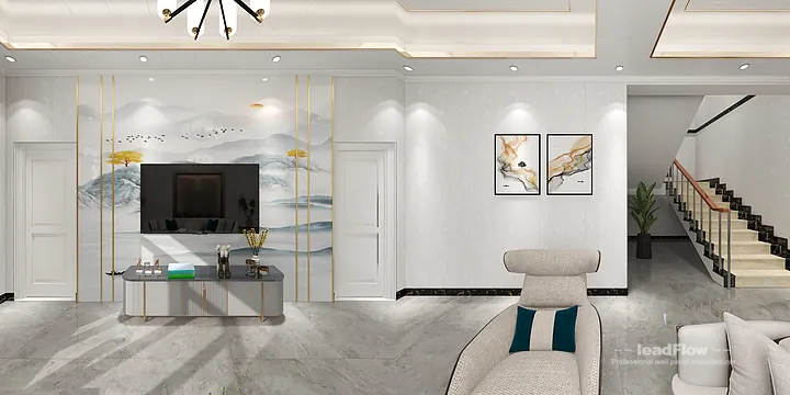 Nanchang Apartment with WPC Interior Panel &mdash; Stylish in Donghu District, Nanchang, China - photo 5
